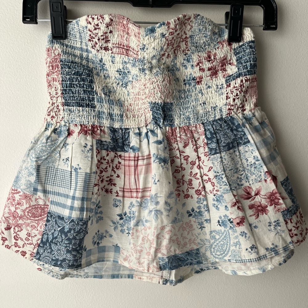 American Eagle Patterned Tube Top